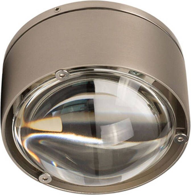 Top Light LED plafondlamp Puk One 2, mat nikkel
