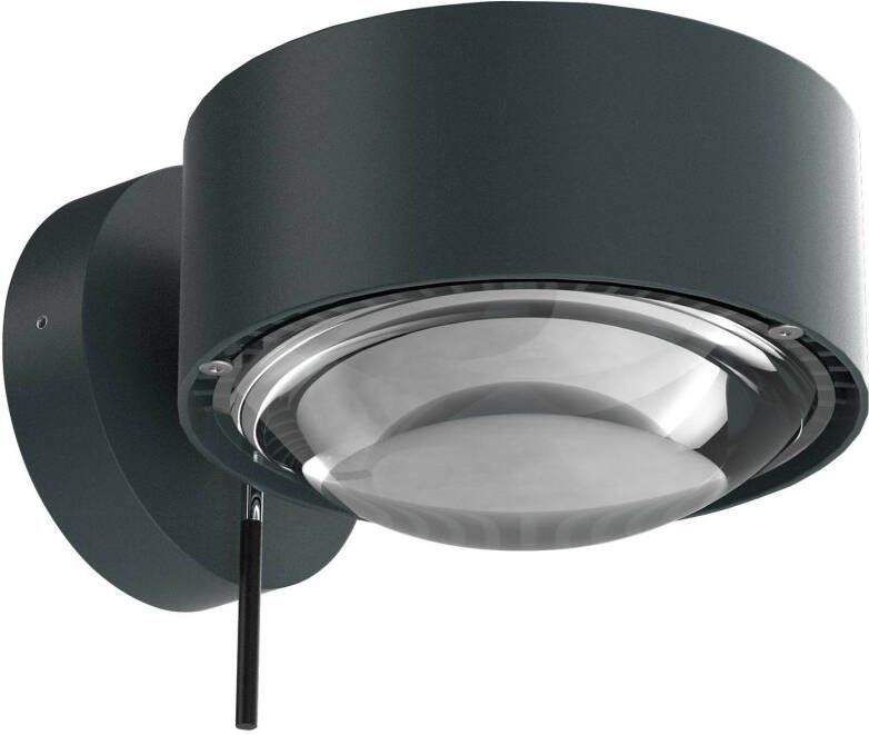 Top Light Puk Maxx Wall+ LED, lenzen helder antraciet/chroom