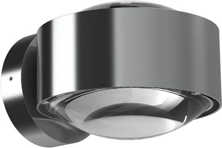 Top Light Puk Maxx Wall, LED, lenzen helder, chroom mat