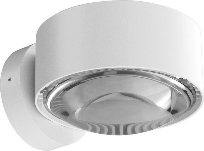 Top Light Puk Maxx Wall, LED, lenzen helder, mat wit
