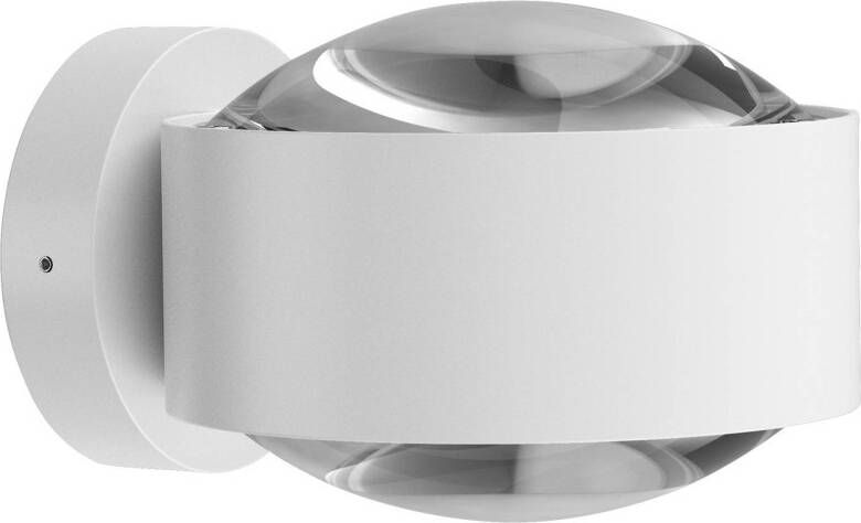 Top Light Puk Maxx Wall, LED, lenzen helder, mat wit