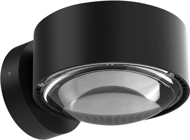 Top Light Puk Maxx Wall, LED, lenzen helder, mat zwart