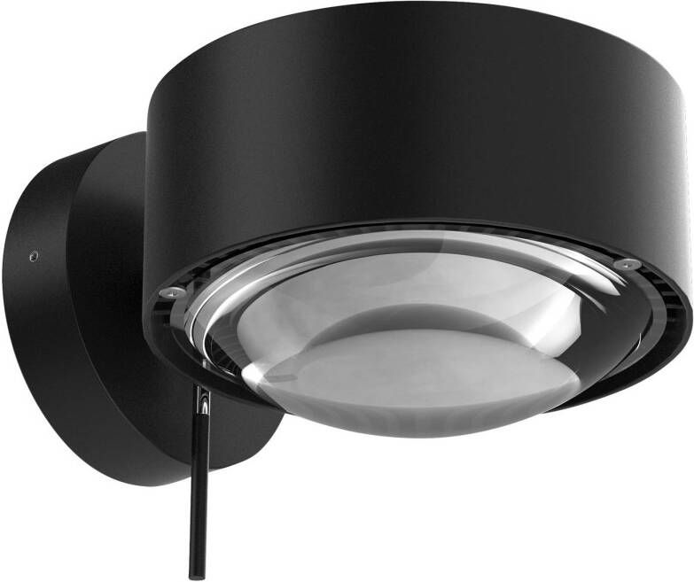 Top Light Puk Maxx Wall+ LED lenzen helder, mat zwart/chroom
