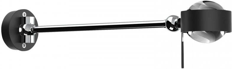 Top Light Puk Mini Hotel LED 30cm lenzen helder zwart/chroom