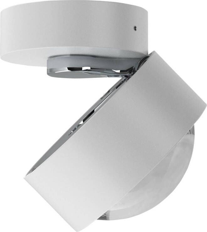 Top Light Puk Mini Move LED, lens helder, mat wit/chroom