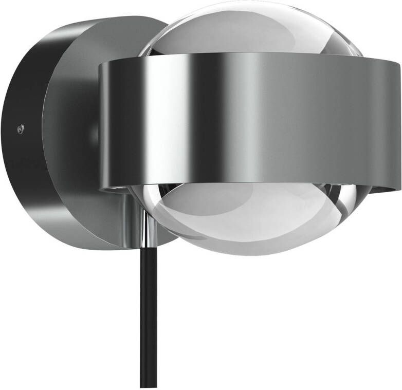Top Light Puk Mini Wall+, G9, lenzen helder, chroom mat