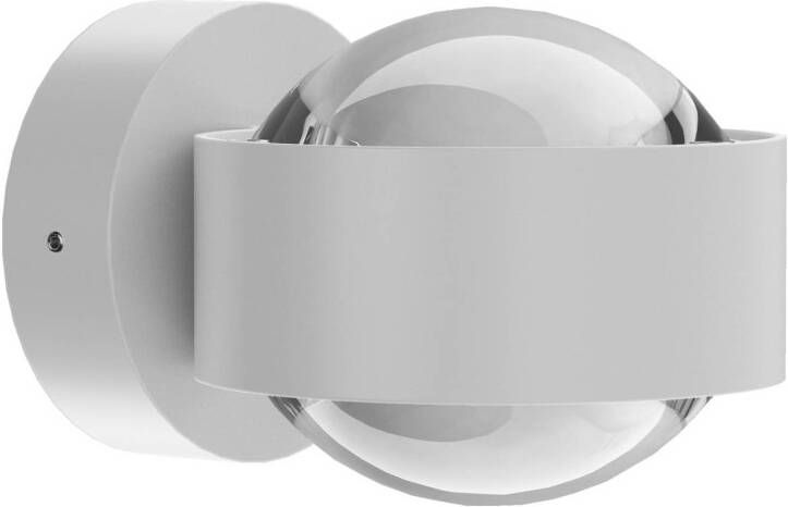 Top Light Puk Mini Wall, G9, lenzen helder, mat wit