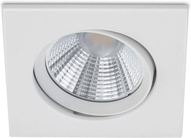 Trio international Led inbouwspot Pamir Square 5, 5w 3000K 8, 5cm wit 650410131