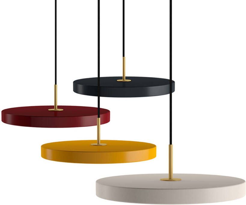 UMAGE Asteria mini hanglamp messing safraangeel