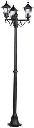 EGLO Laterna 4 Staande lamp Buiten E27 192 cm Zwart