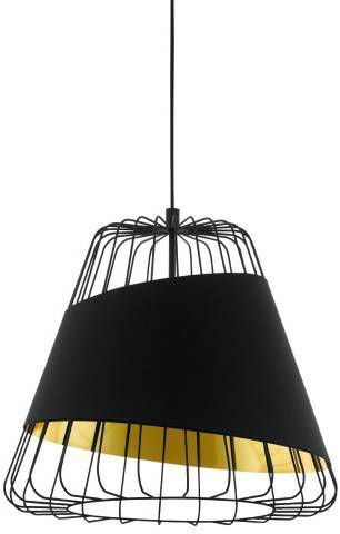 EGLO Hanglamp AUSTELL zwart/ø36 x h110 cm/excl. 1x e27(elk max. 60 w)/hanglamp hanglamp hanglamp hanglamp plafondlamp lamp eettafellamp eettafel keukenlamp lamp voor de woonkamer