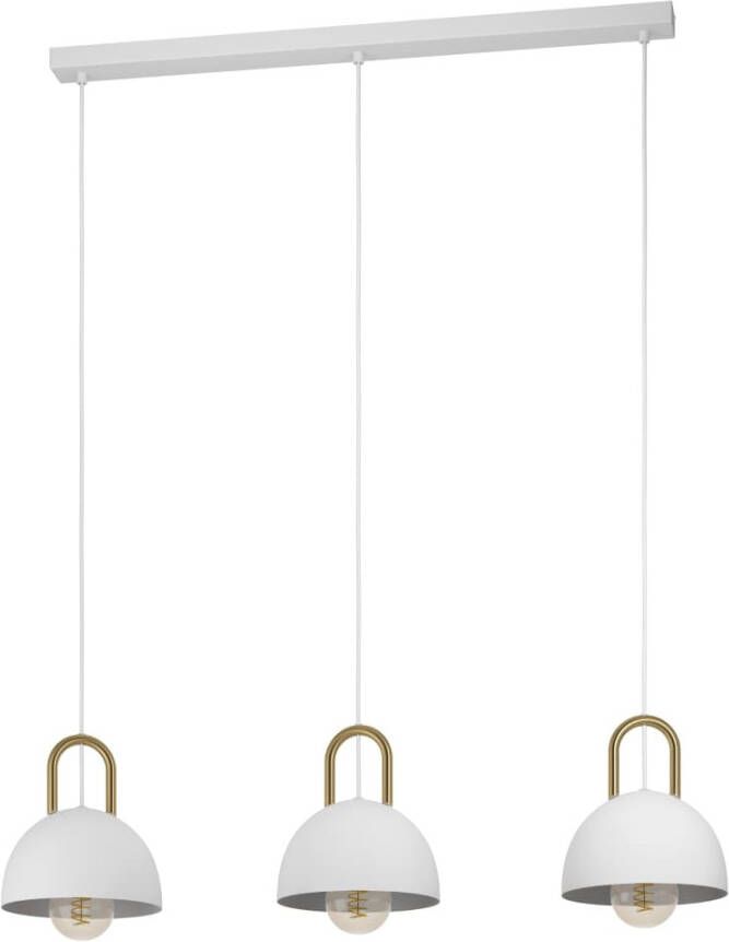 Eglo Eettafellamp Calmanera wit met goud 99696