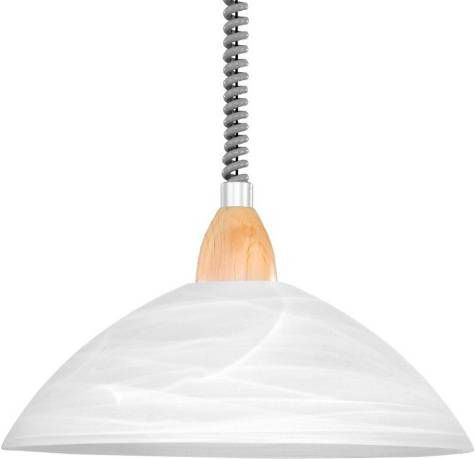 EGLO Lord 2 Hanglamp E27 Ø 36 cm Zilver, Grijs, Bruin/Wit