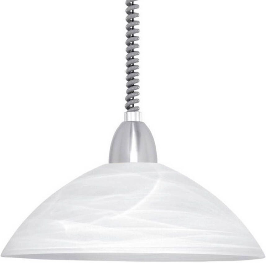 EGLO Lord 2 Hanglamp E27 Ø 36 cm Zilver, Grijs/Wit