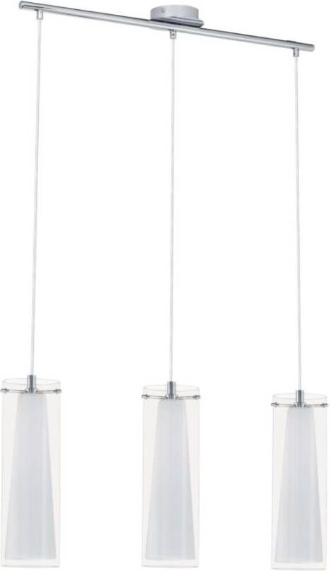Eglo Hanglamp Pinto 3 lichts nikkel mat 89833