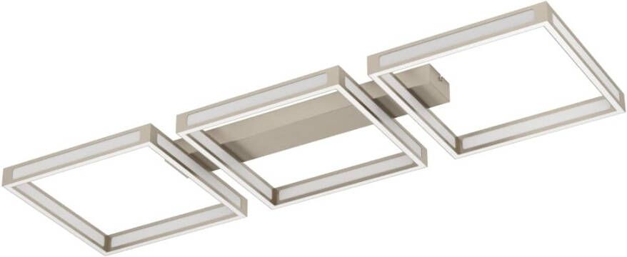 EGLO Altaflor Plafondlamp LED 100 cm Grijs/Wit