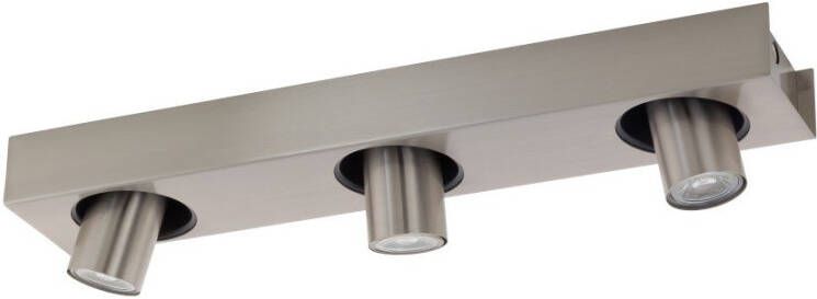 EGLO balkspot Robledo 1 3 lichts staal Leen Bakker