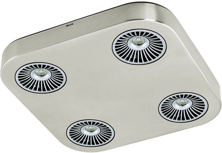 Eglo Led plafondspot Montale 4 lichts led nikkel 94183