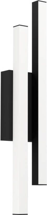 EGLO Serricella Wandlamp Buiten LED 49, 5 cm Zwart/Wit