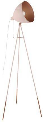 EGLO Chester P Vloerlamp E27 149, 5 cm Pastel Abrikoos/Koper