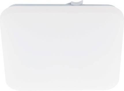 EGLO Plafondlamp FRANIA wit/l43 x h7 x b43 cm/inclusief 1x led plank(elk 33, 5w, 3900lm, 3000k)/warm wit licht plafondlamp slaapkamerlamp bureaulamp lamp slaapkamer keuken hal vloerlamp keukenlamp