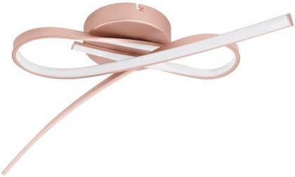 EGLO Palozza Plafondlamp LED 70, 5 cm Rozegoud/Wit