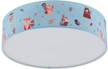 EGLO Ruffo Plafondlamp E27 Ø 38 cm Wit/Bont