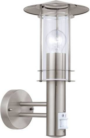 EGLO Wandlamp met sensor voor buiten Lisio 60 W zilver 30185