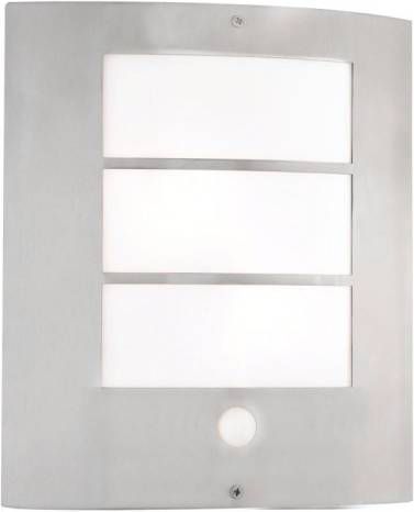 EGLO Buiten plafonniere/1 Rvs Met Sensor &apos, City&apos