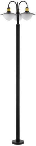 Eglo Staande buitenlamp Sirmione 220cm zwart met goud 97288