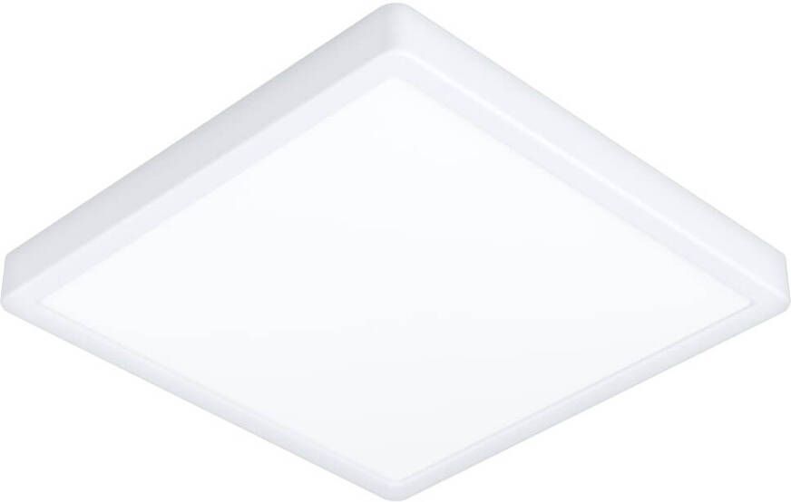 Eglo Vierkante plafondlamp Argolis 2 IP44 wit 900279