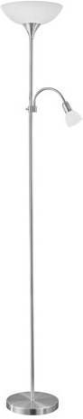 EGLO Up 2 Vloerlamp E27/E14 176, 5 cm Grijs/Wit