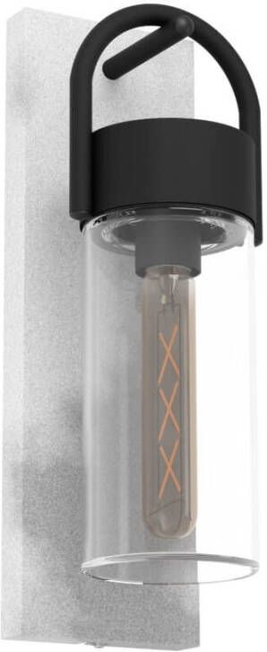 EGLO  Carraro Wandlamp Buiten   E27   38 cm   Grijs/Zwart