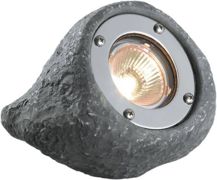GardenLights Led tuinspot Lapis 12V 3w 3000K keivorm steengrijs 3577441