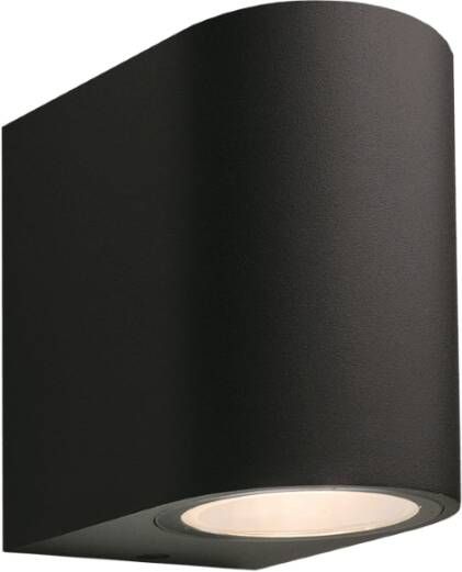 GardenLights Muurlamp Gilvus 12v Down zwart 3182011