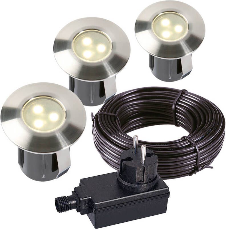 GardenLights Vlonderspots Birch set 12v 3 spots 4057603
