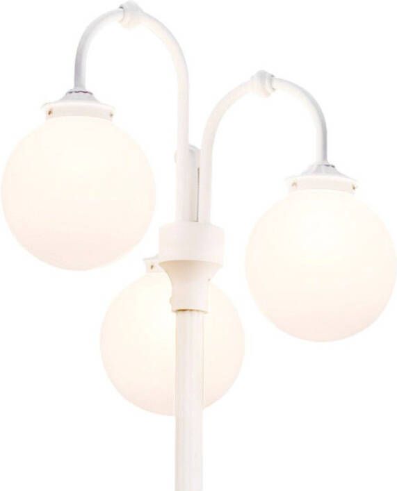 KonstSmide Bollamp lantaarn Arcturus klassiek 3 lichts wit 553 252