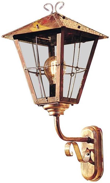 KonstSmide Landelijke wandlamp Fenix Up 68cm roodkoper 433 900