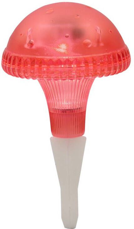KonstSmide Solar tuinlampje Assisi rood 7663 500