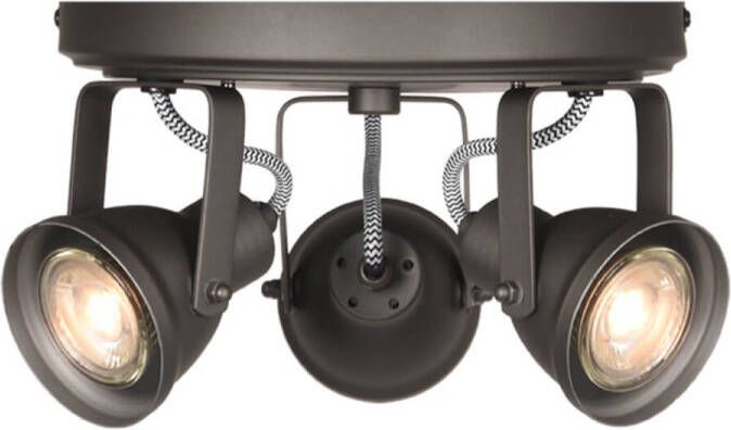 Intens Wonen Label51 Led Spot Max 3 lichts Burned Steel Grijs