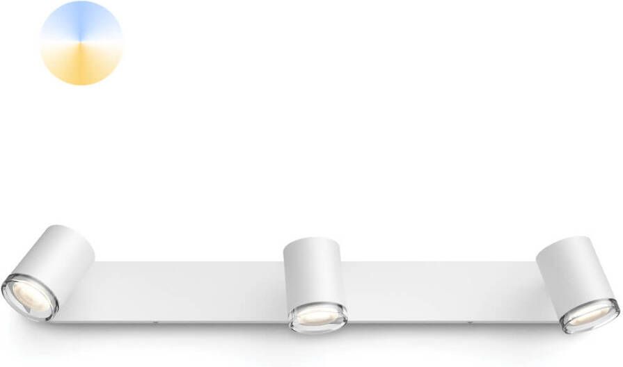 Philips Badkamer wandlamp Hue Adore White Ambiance 3 lichts 929003056301
