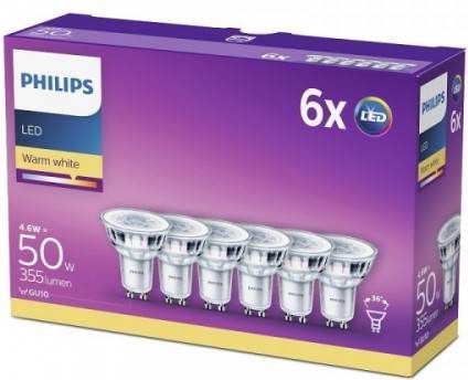 Philips LED spotlight lampen Classic 4, 6 W 355 lumen 6 st 929001215233