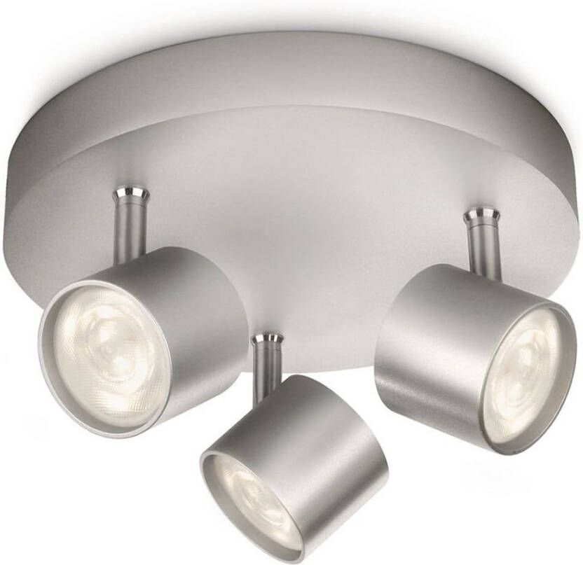 Philips Plafondspot Led My Living Star 3 lichts metaalgrijs 562434816