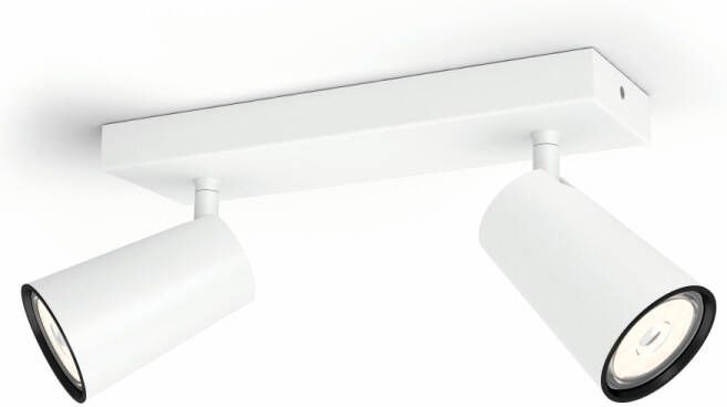 Philips Spotlamp Paisley 2 lichts wit 5057231PN