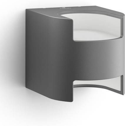 Philips GRASS Wandlamp 2x5W Lichtgrijs