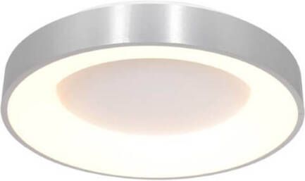 Steinhauer Ringlede plafondlamp zilver ingebouwd LED Ø 30 cm