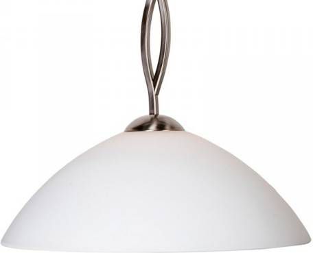 Lamponline Lightning Landelijke Hanglamp 1 l. Glas Zilver