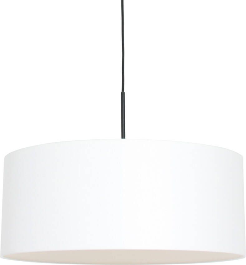Steinhauer Hanglamp Sparkled Light 8151zw Zwart Witte Kap