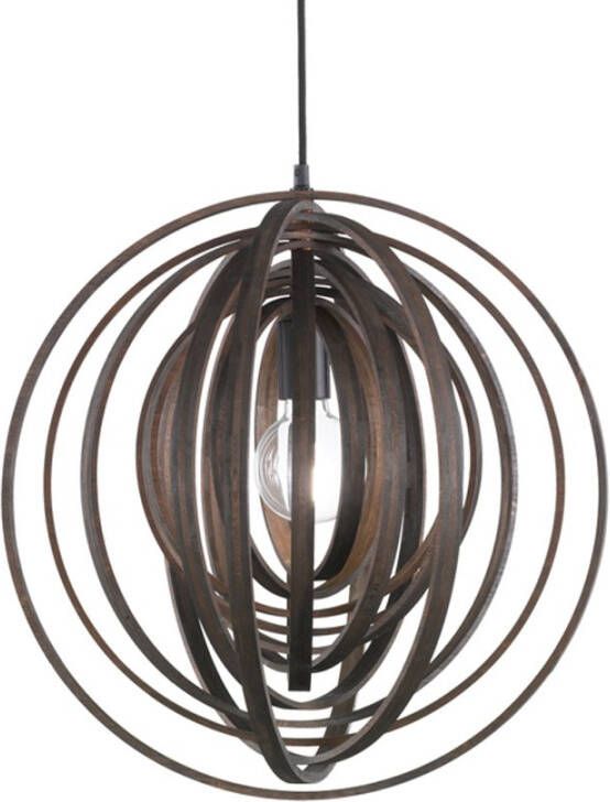 Trio international Hanglamp Boolan donker houtbruin 305900126