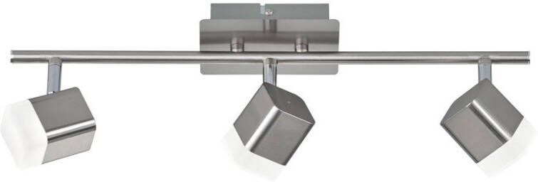 Trio international Led plafondspot Roubaix 3 lichts metaalgrijs R82153107